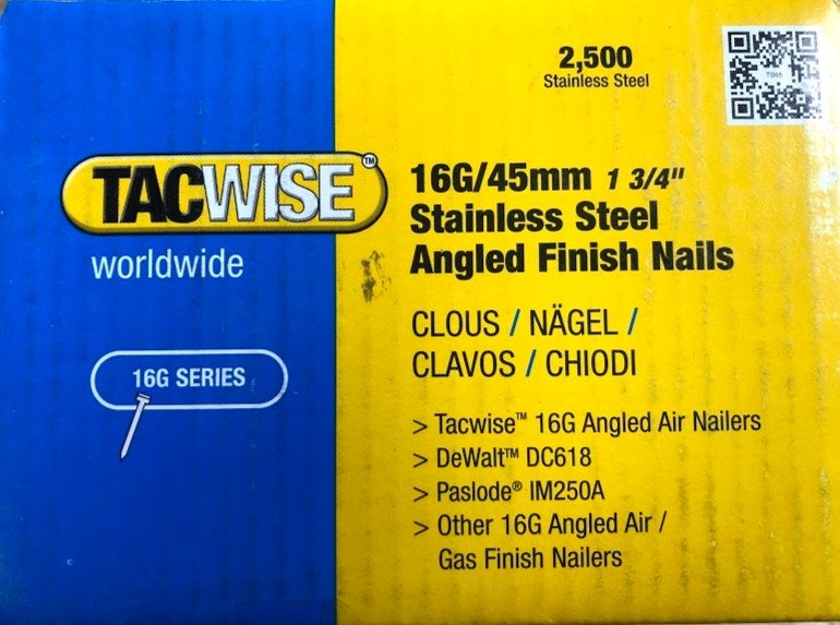 16 gauge 20 degree finish nails hot sale