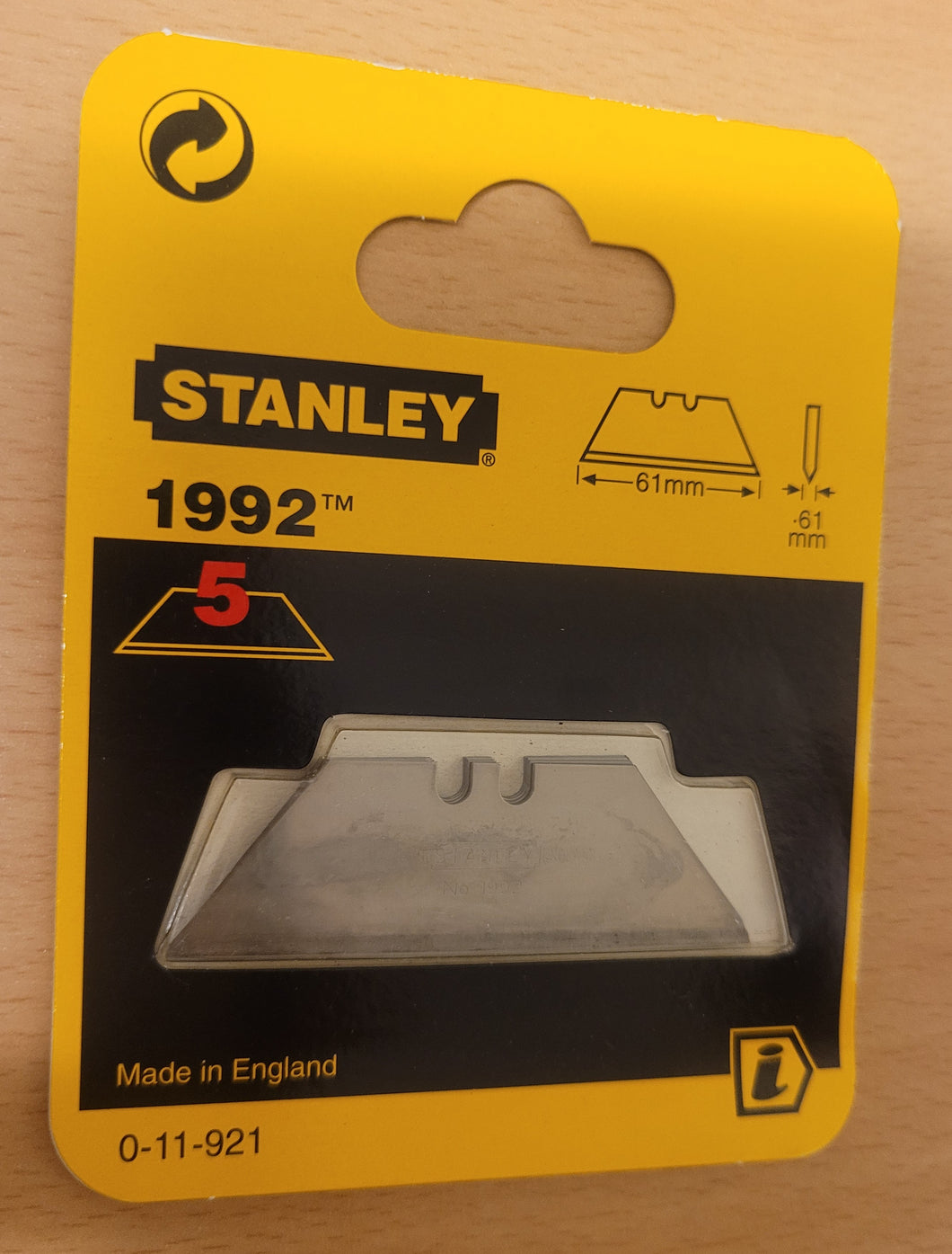 Stanley Blades, Pack of 5, 0-11-921