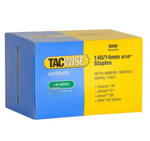 Load image into Gallery viewer, Tacwise Type 140 / A11 Galvanised Staples, 8mm-14mm
