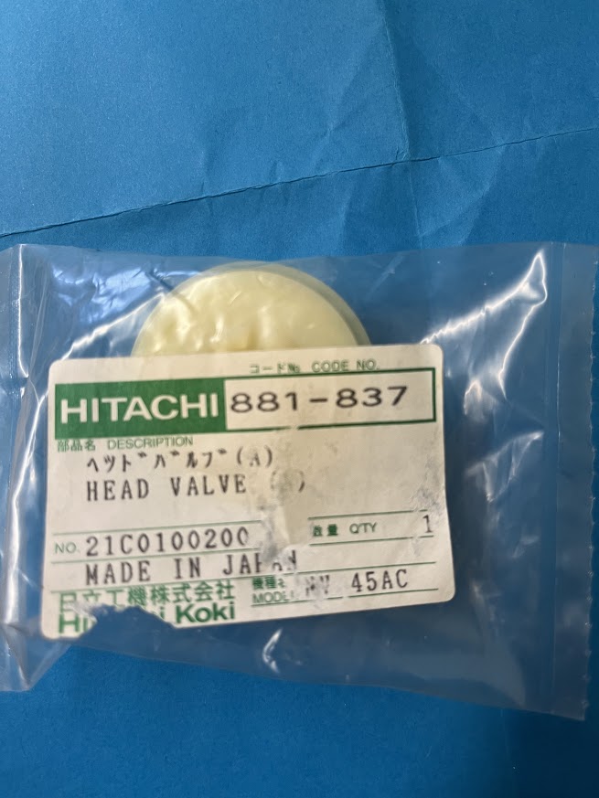 Hitachi 881-837 Head Valve for NV 45AC